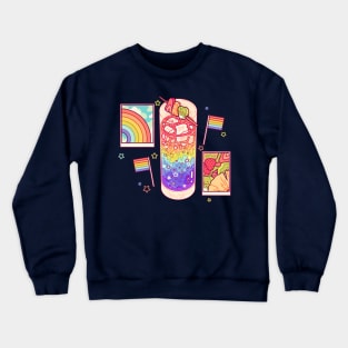 Lgbt drink Crewneck Sweatshirt